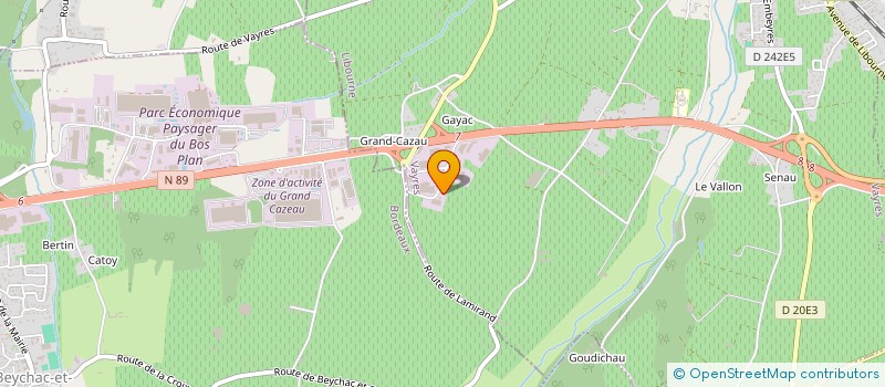 localisation de l'entreprise FRAPIER INVEST  VAYRES