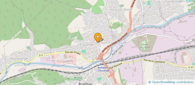 localisation de l'entreprise FRAPIMAT  CLOUANGE