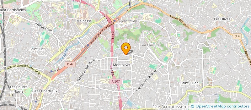localisation de l'entreprise FRAPPE ACADEMY à MARSEILLE