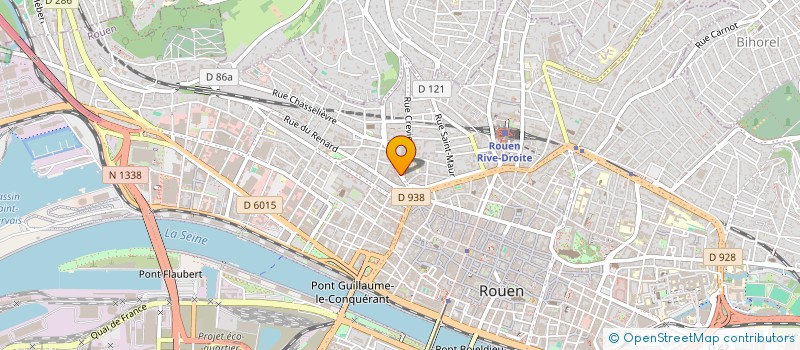 localisation de l'entreprise FRAPPE CRITIQUE à ROUEN