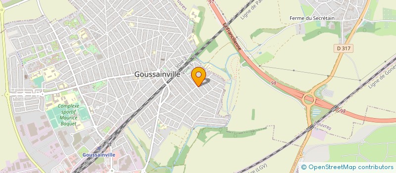 localisation de l'entreprise FRAPPE OLYMPIQUE DE GOUSS  GOUSSAINVILLE