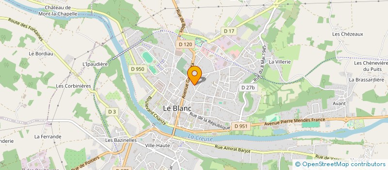 localisation de l'entreprise FRAPPIER à CONCREMIERS