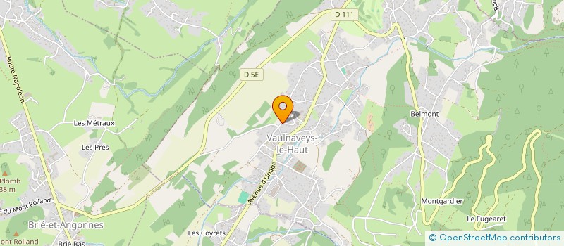 localisation de l'entreprise FRAPY & BALPHI  VAULNAVEYS-LE-HAUT