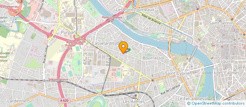 localisation de l'entreprise FRAQUANE à TOULOUSE