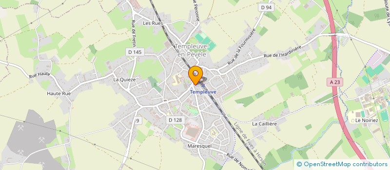 localisation de l'entreprise FRAQUET PETIT ET ASSOCIES  TEMPLEUVE-EN-PEVELE