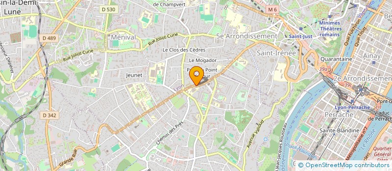 localisation de l'entreprise FRAREM SARL à SAINTE-FOY-LES-LYON
