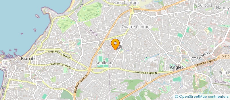 localisation de l'entreprise FRAREOL à ANGLET