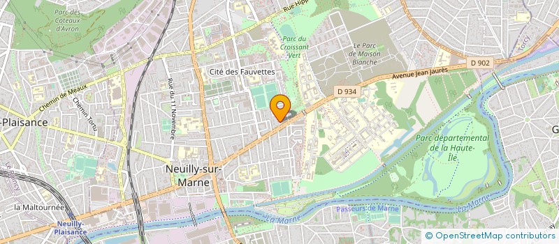localisation de l'entreprise FRAROM à NEUILLY-SUR-MARNE