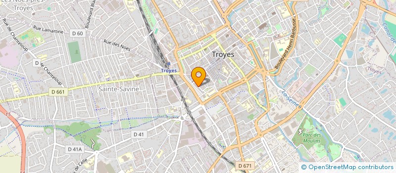 localisation de l'entreprise FRAROM ART IMPEX à TROYES