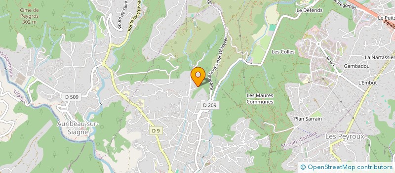 localisation de l'entreprise FRARONA  PEGOMAS