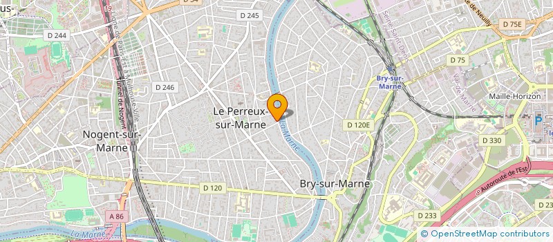localisation de l'entreprise FRARTERNEL à LE PERREUX-SUR-MARNE