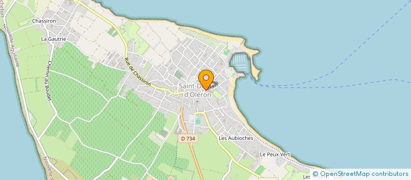 localisation de l'entreprise FRAS  SAINT-DENIS-D'OLERON