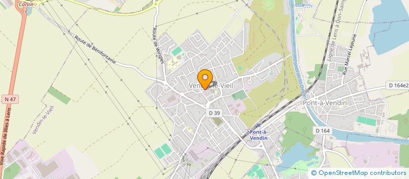 localisation de l'entreprise FRASE  PONT-A-VENDIN