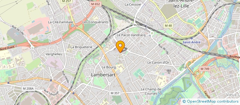localisation de l'entreprise FRASEBCO à LAMBERSART