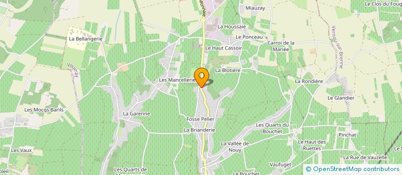 localisation de l'entreprise FRASER à VOUVRAY