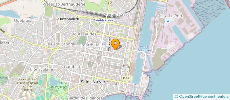 localisation de l'entreprise FRASIAK à SAINT-NAZAIRE