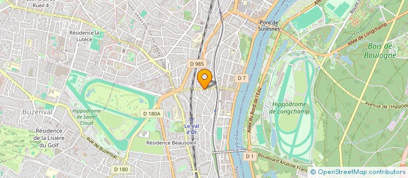 localisation de l'entreprise FRASIE à SAINT-CLOUD