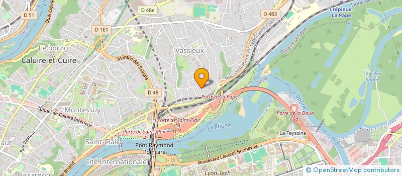 localisation de l'entreprise FRASILIA  CALUIRE-ET-CUIRE