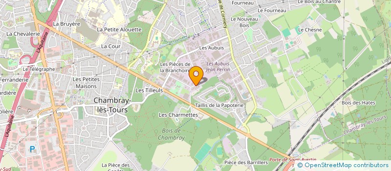 localisation de l'entreprise FRASSATI PERE ET FILS à CHAMBRAY-LES-TOURS