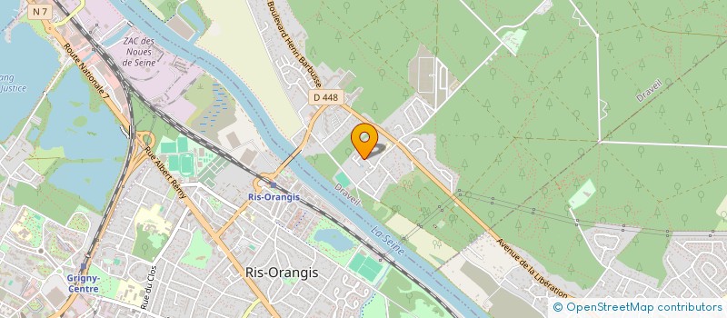 localisation de l'entreprise FRASSINIMA à DRAVEIL