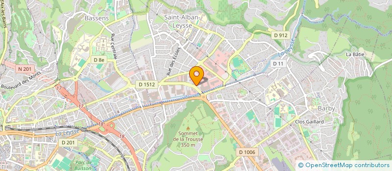 localisation de l'entreprise FRASTEYA  SAINT-ALBAN-LEYSSE