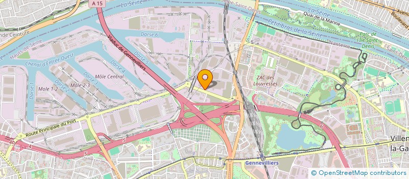 localisation de l'entreprise FRAT LOGISTICS & SALES à GENNEVILLIERS