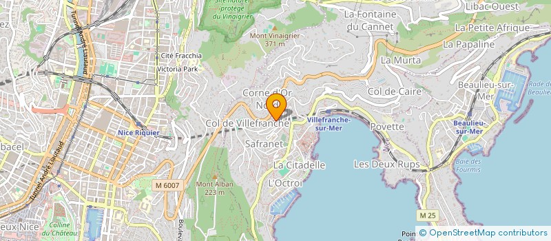 localisation de l'entreprise FRATE YACHTING à VILLEFRANCHE-SUR-MER