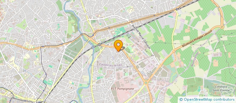 localisation de l'entreprise FRATEL IMMO  CASTELNAU-LE-LEZ