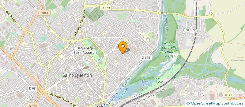 localisation de l'entreprise FRATELEC à SAINT-QUENTIN