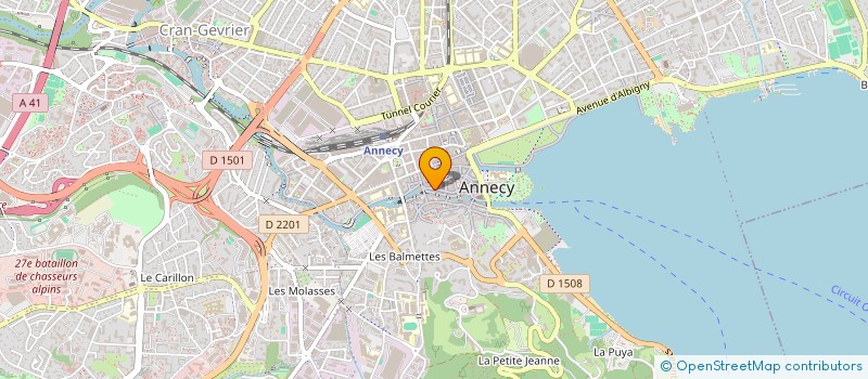 localisation de l'entreprise FRATELL'Y à ANNECY