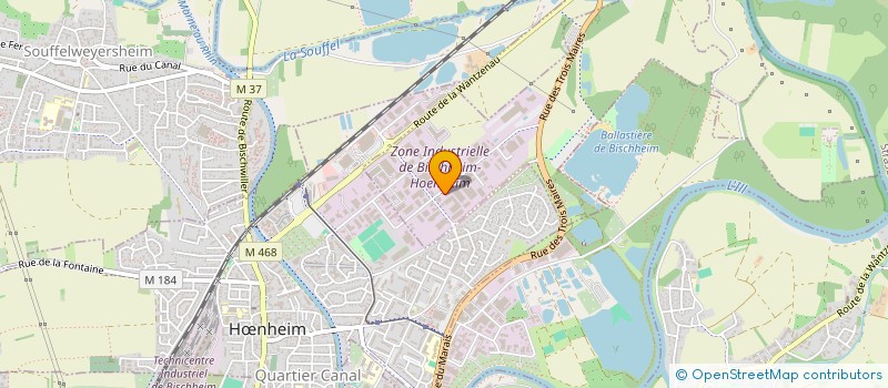 localisation de l'entreprise FRATELLI  BISCHHEIM