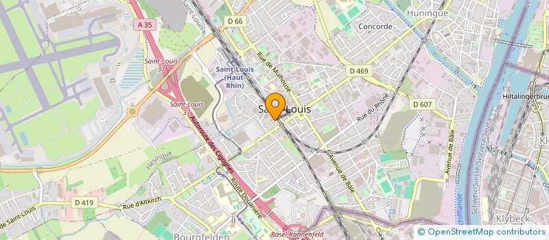 localisation de l'entreprise FRATELLI BRANCA DISTILLERIE  SAINT-LOUIS