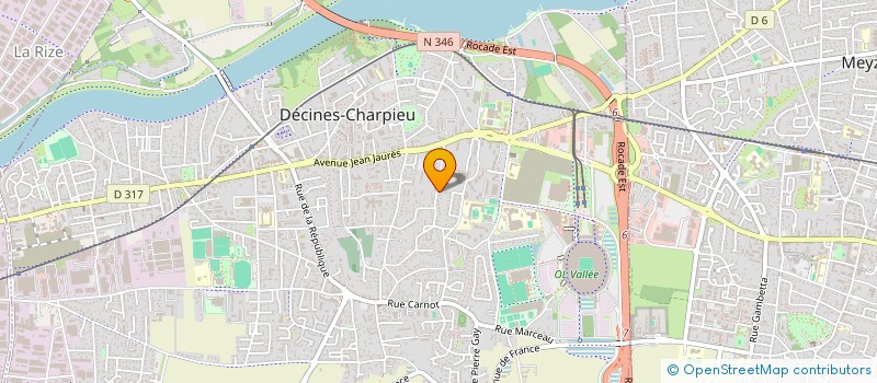 localisation de l'entreprise FRATELLI DEL GARGANO  DECINES-CHARPIEU