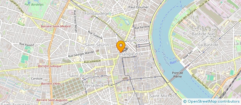 localisation de l'entreprise FRATELLI DESIGN à BORDEAUX