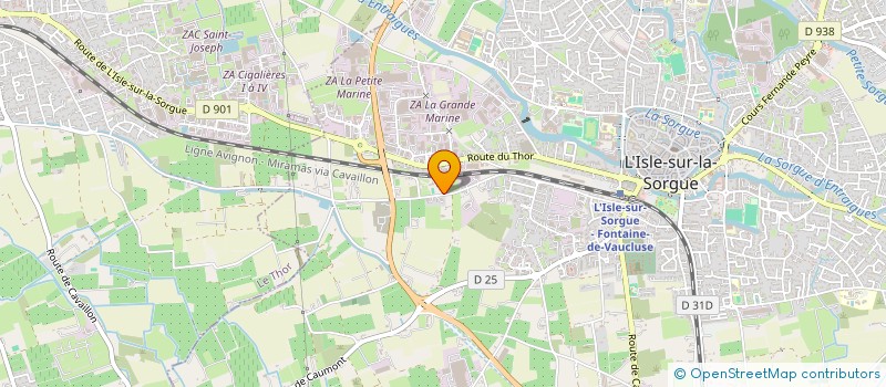 localisation de l'entreprise FRATELLI IMMO  L'ISLE-SUR-LA-SORGUE