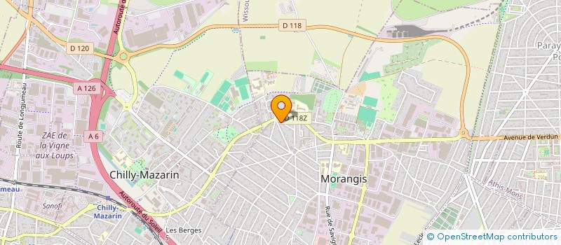 localisation de l'entreprise FRATELLI SARL à MORANGIS