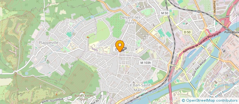 localisation de l'entreprise FRATELLICUT  METZ