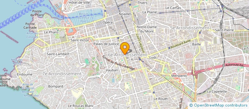 localisation de l'entreprise FRATELLINI  MARSEILLE