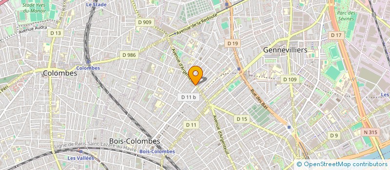 localisation de l'entreprise FRATELLINO à BOIS-COLOMBES