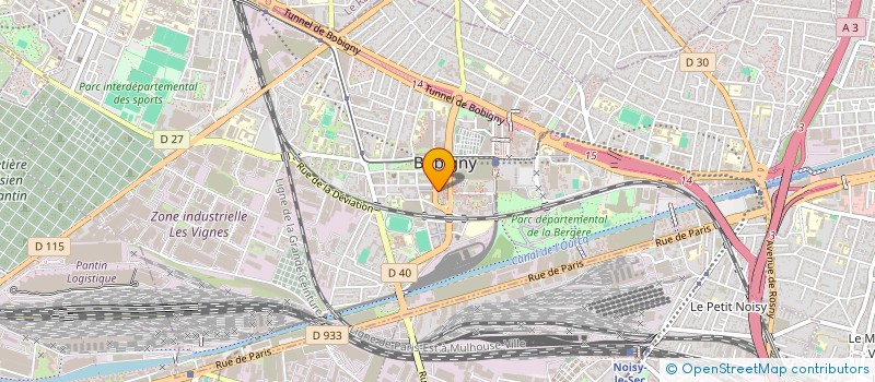 localisation de l'entreprise FRATELLO  BOBIGNY