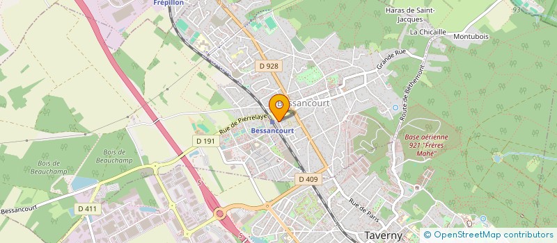 localisation de l'entreprise FRATER  BESSANCOURT