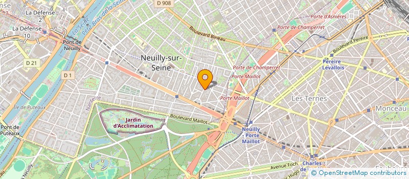 localisation de l'entreprise FRATER DEVELOPPEMENT à NEUILLY-SUR-SEINE
