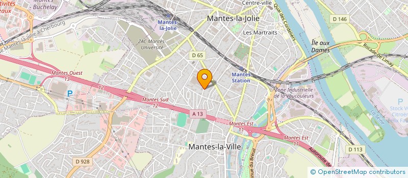 localisation de l'entreprise FRATERCITES à MANTES-LA-VILLE