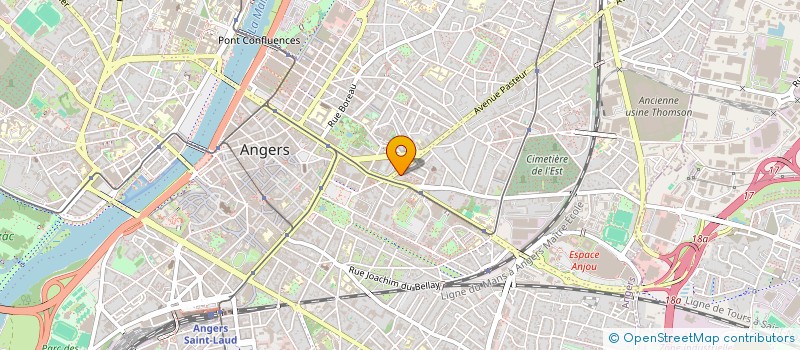 localisation de l'entreprise FRATERDEALS à ANGERS