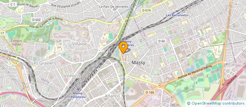 localisation de l'entreprise FRATERN'ELLES à MASSY