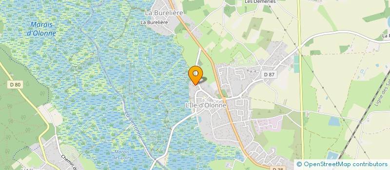 localisation de l'entreprise FRATERNELLE DES COMBATTANTS ILE D OLONNE à L'ILE-D'OLONNE