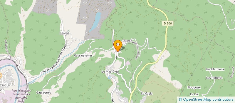 localisation de l'entreprise FRATERNIDAD  LAVAL-PRADEL