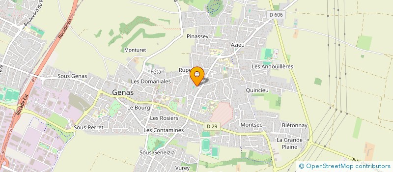 localisation de l'entreprise FRATERNITE 42  GENAS