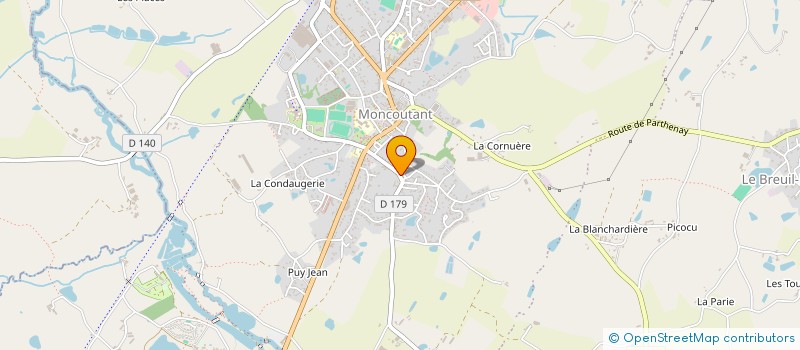 localisation de l'entreprise FRATERNITE CATHOLIQ MALADE INF  MONCOUTANT-SUR-SEVRE