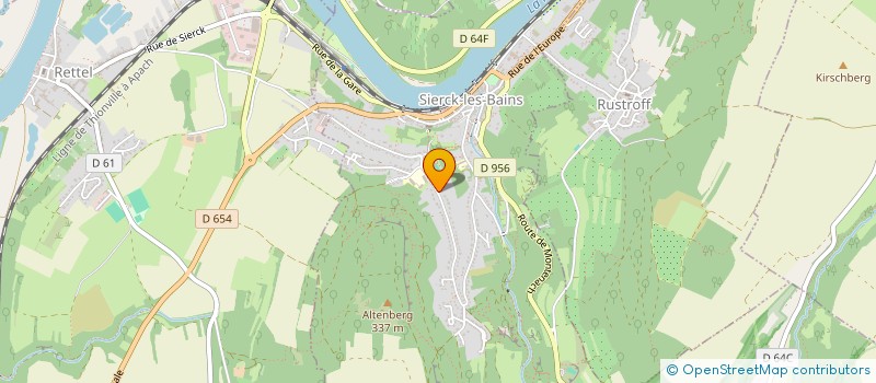 localisation de l'entreprise FRATERNITE-CENACLE  SIERCK-LES-BAINS